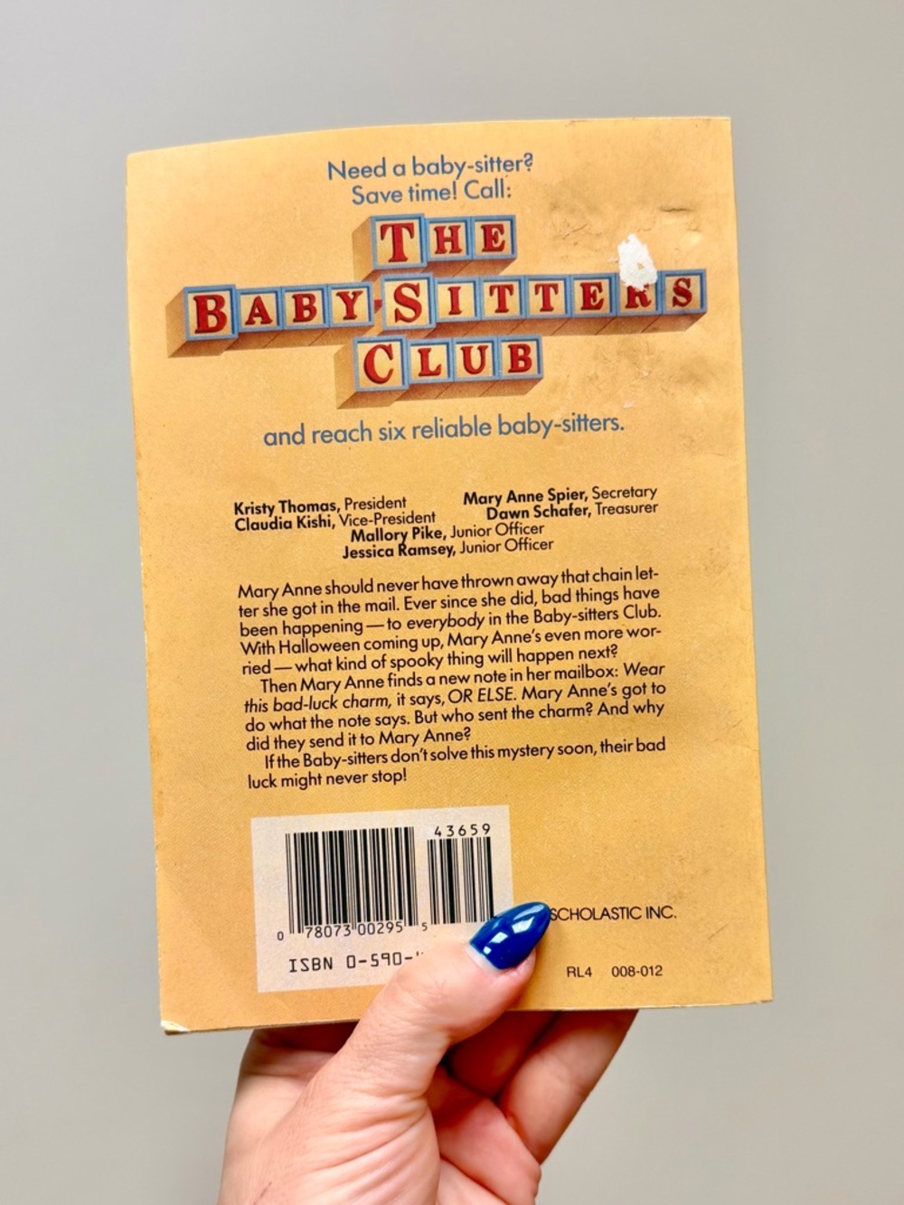 80s-90s Vintage 🍎 Baby-Sitters Club Paperback Books Set by Ann M. Martin (4) - Picture 3 of 10